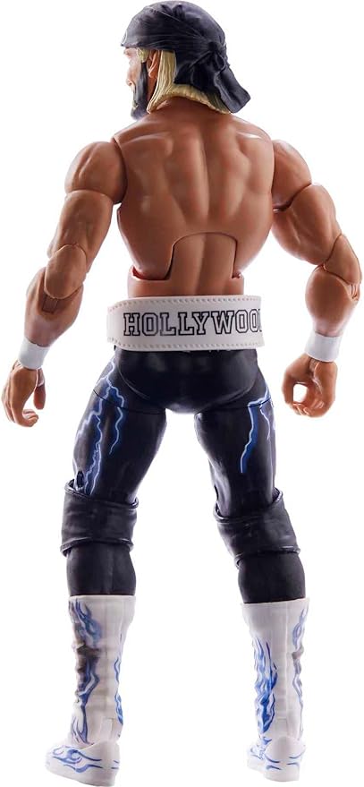 Mattel WWE "Hollywood" Hulk Hogan WrestleMania Elite Collection Action Figure with Accessory & "Mean" Gene Okerlund Build-A-Figure Parts, 6-inch