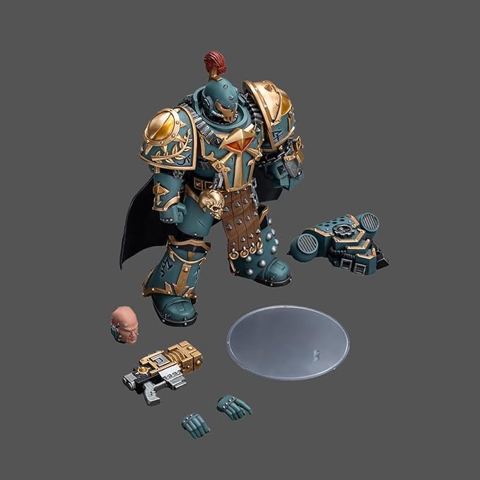JOYTOY Warhammer The Horus Heresy 1/18 Action Figure Sons of Horus Legion Praetor with Power Fist Collection Model Birthday Gifts