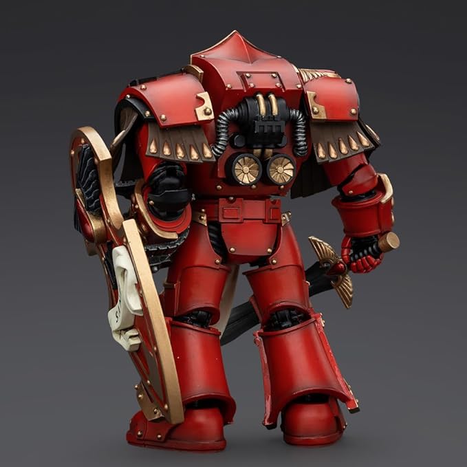 JOYTOY Warhammer The Horus Heresy 1/18 Action Figure Blood Angels Crimson Paladins Squad Crimson Paladin 1 Collection Model