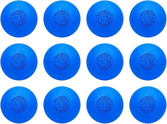 Signature Lacrosse Ball Set - Packs of 2, 4, 8, 12, and 100 - No Chemical Smell Massage Balls, Myofascial Release Tools, Back Roller, Muscle Knot Remover