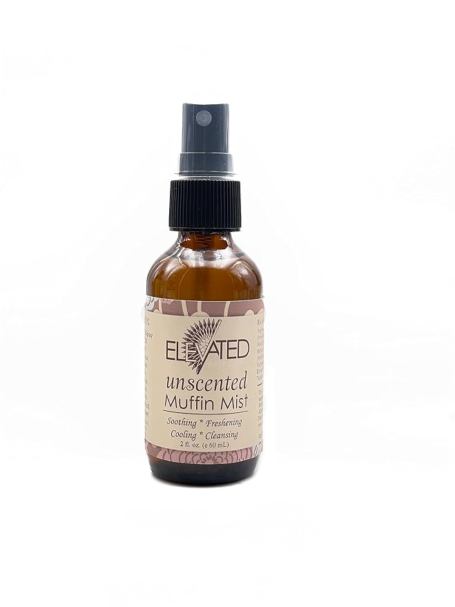 Taylors ELEVATED Muffin Mist – Natural Feminine Spray| 5 Scents | Yoni Oil | Vegan | Herbal Infused Oil helps Soothe Vaginal Dryness, Itch, Soreness, Odor | Feminine Hygiene | Postpartum (Unscented)