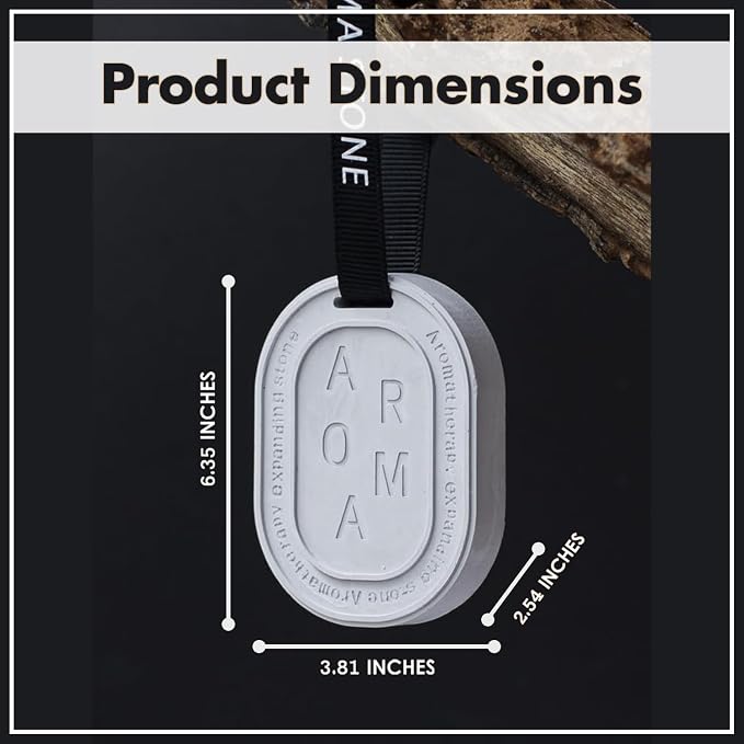 HOME ARCHIVE Aroma Diffuser with Aromatherapy Fragrant Oil Diffusers for Home Room Decor Fig Fragrance (Aroma Stone (Light Grey))