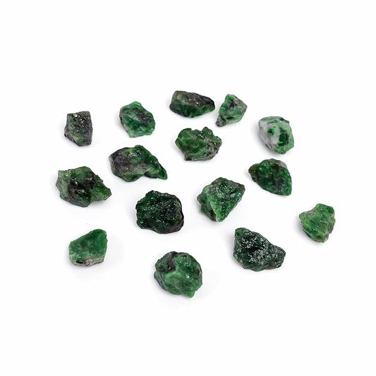 50 carats Raw Tsavorite Green Garnet Rough Gemstone, Natural Crystals, Healing Stones, Wholesale Lot, Jewelry Making Supply, Stone