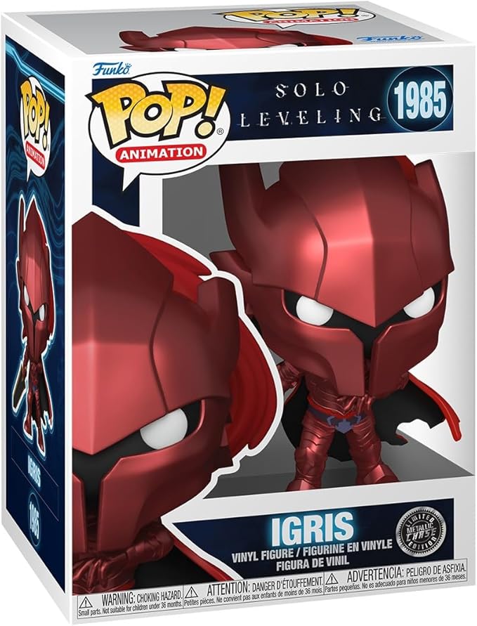 Funko Pop! Animation: Solo Leveling - Igirs - 1/6 Odds for Rare Chase Variant - Styles May Vary - Collectable Vinyl Figure - Gift Idea - Official Merchandise - Toys for Kids & Adults