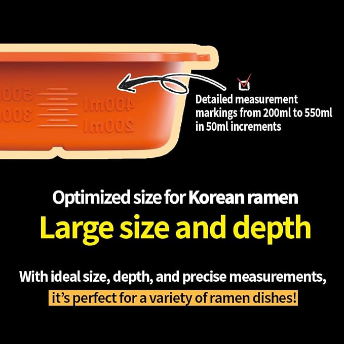 Seoul Ramen Hybrid Cooker | Microwave Ramen in 6 Minutes | Perfect for Korea Ramen, Small Kitchen, or Office | Dishwasher-Safe, Microwaveable, BPA-Free (6 Pack) (Mix)