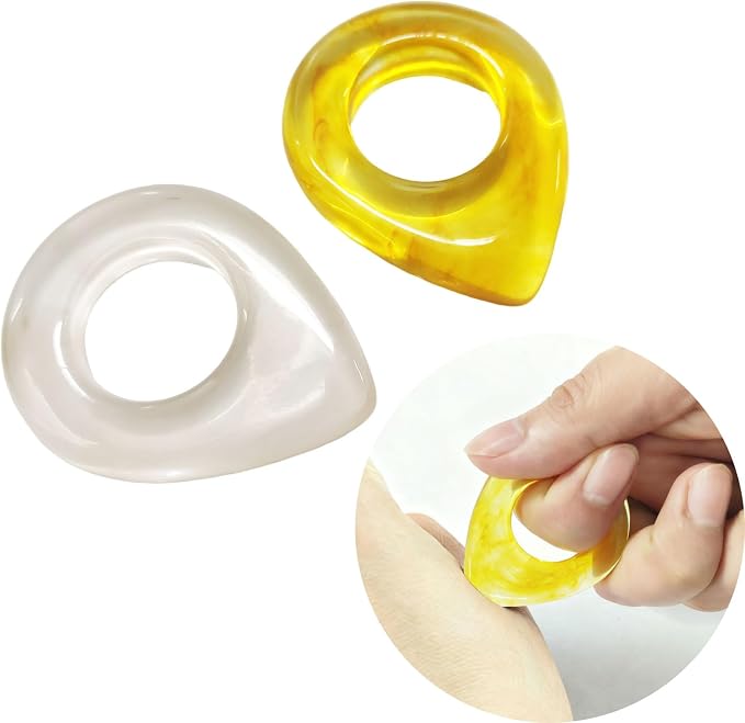 Body Point Massage Tool for Deep Tissue, Meridian Massager for Body, Hand and Foot, Manual Acupressure Reflexology Tools for Muscle Tension and Pain Relief, 2 Piece