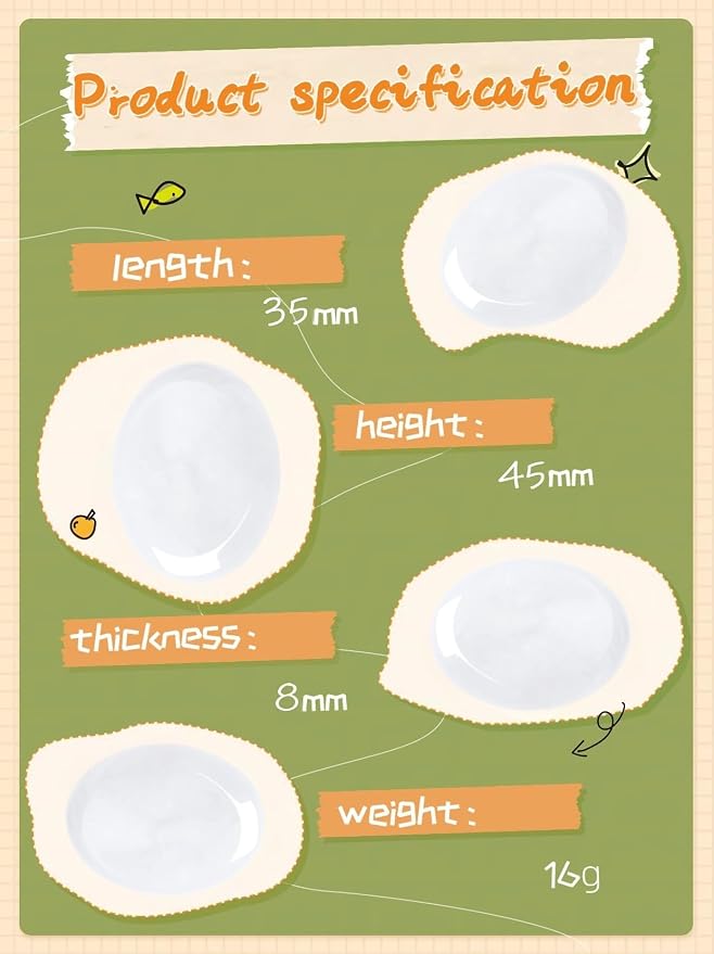Thumb Worry Stone Clear Quartz Crystals Oval Tiny Fidget Healing Crystal Natural Meditation Accessories Stress Relief Gifts Reiki Palm Small Trinkets Pocket Anxiety Relief Items for Women Men