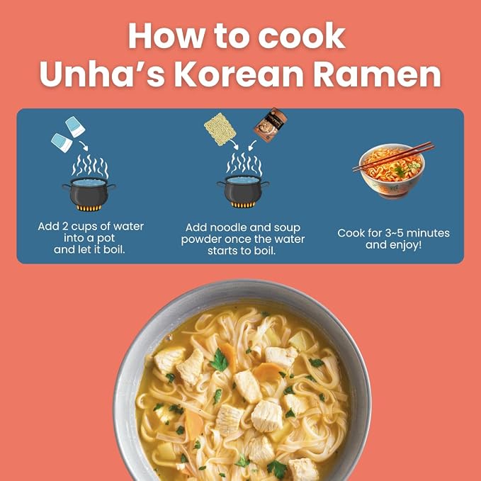 Korean Chicken Ramen Soup Powder - Instant Ramen Soup Seasoning Chicken Flavor, Umami Flavor, 5.29oz pack, product of Korea | korean chicken ramen seasoning, vegan soup powder, 5.29 oz pouch, no msg, mild umami broth, noodles rice hot pot