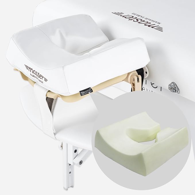 Master Massage 31" Montclair Pro Portable Massage Table Package, Memory Foam Cushioning, Reiki Panels, Shiatsu Cable Release- Tattoo Table, Spa Bed, Facial Bed
