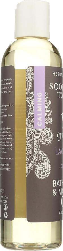 Soothing Touch Bath Body & Massage Oil, Calming Lavender - 8 Oz