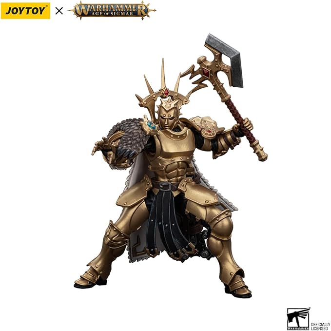 JOYTOY Warhammer 1/18 Action Figure Age of Sigmar Stormcast Eternals The Blacktalons Neave Blacktalon 4.9in Mecha Joy Toy Collection Model