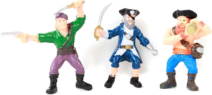 Kids Light Up Pirate Ship Adventure Toy Real Sounds, Red