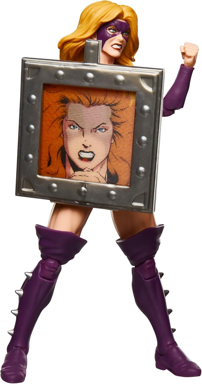 Marvel Legends Series Titania, Retro Marvel Super Heroes Secret Wars Comics Collectible 6 Inch Action Figure with Shield