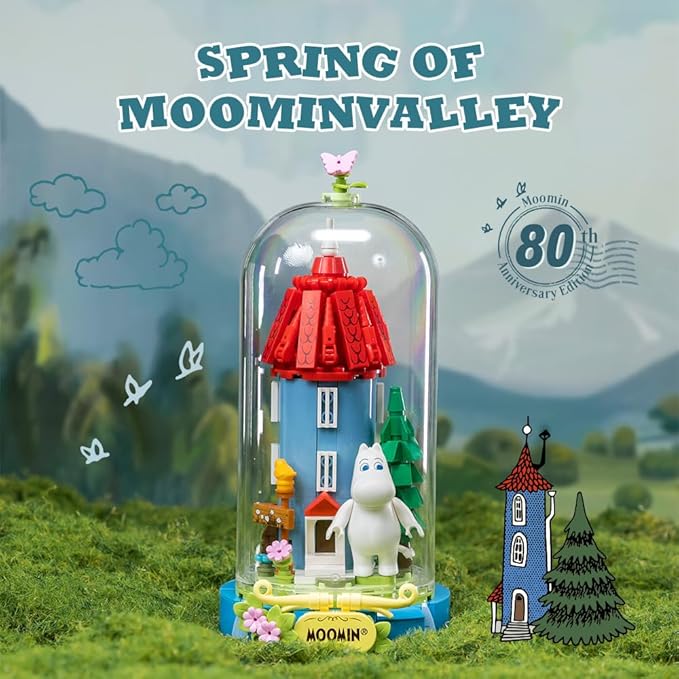 Spring-Themed Architecture Adult Building Block Set, Creative Construction Toy, Decorative Model, Ideal Gift for Hobbyists and Collectors