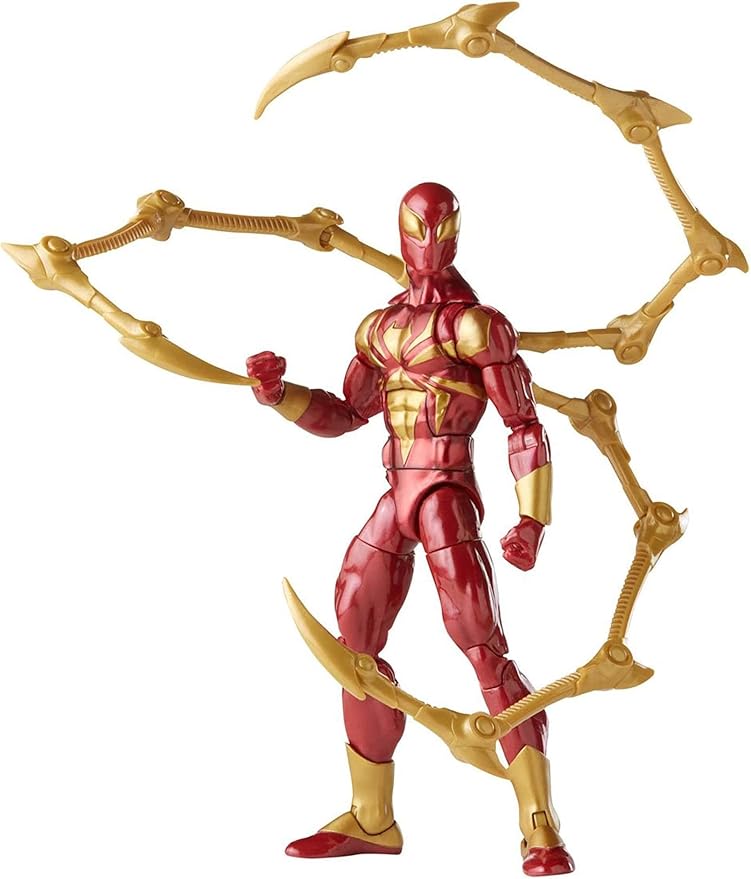 Marvel Legends Series Spider-Man 6-inch Iron Spider Action Figure Toy, Includes 2 Accessories