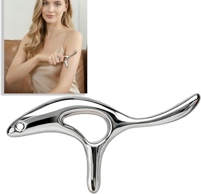 BYYDDIY-Women's Facial Lifting and Body Massage Tool, Gua Sha Trigger Point Massage Tool -Thumb Protector,Deep Tissue Massage,Muscle Scraper Tool (s.T)