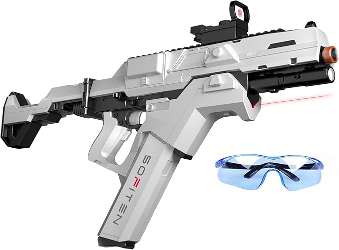 Automatic Gel Ball Blaster Sniper Rifle High Speed 200+ FPS Electric Gel Gun for Outdoor Shooting Game Summer Birthday Gifts Ages 14+