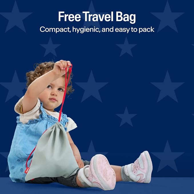 Alpine Muffy Baby Comfort, America250 Special Edition, Protects Hearing for Babies & Toddlers, CE & ANSI Certified, Safe fit & Comfort, Multi-adjustable from 3 months up to 5 yrs, 24dB, Fourth of July