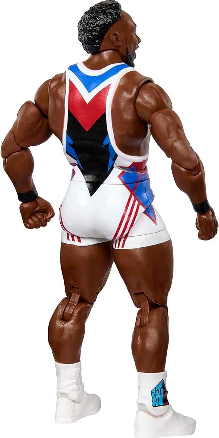 Mattel WWE Elite Collection Action Figure & Accessories, Series #98 Big E 6-inch Collectible with 25 Articulation Points & Swappable Hands