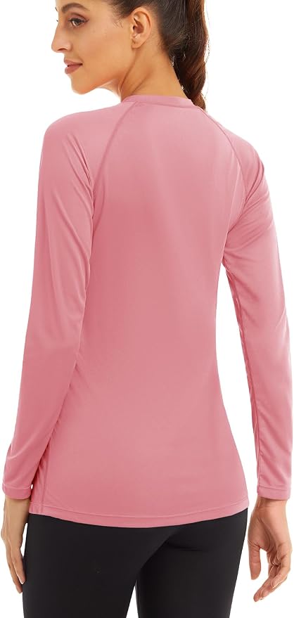 MAGCOMSEN Women's Long Sleeve Shirts UPF 50+ Sun Protection Shirts for Hiking Fishing Workout Rash Guard