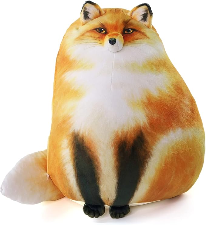 Sew Butiful Fox Stuffed Animal, Fox Plush Pillow, Cute Plushies, Throw Pillow Doll Plush Toys Birthday Gift for Girls Boys Girlfriend Kids (Small 10inch)