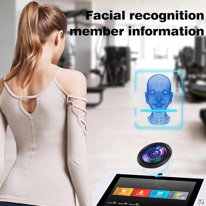 10.1 inch HD Touch Bioimpedance Analysis Machine, Smart Body Composition Health Assessment Body Scanner, Height Body Fat Analyzer, Support Multiple Users