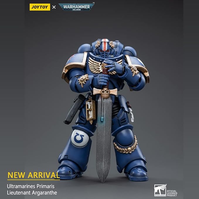 JOYTOY 1/18 Action Figure Warhammer 40k Mecha Joy Toy Model Toys Ultramarines Primaris Lieutenant Argaranthe