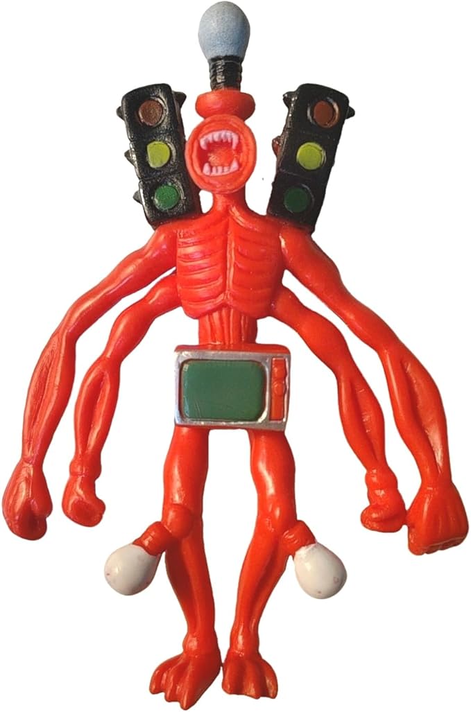 6 PCS Siren Head Toys Action Figure Model Doll Gift for Kids Halloween Thanksgiving Christmas Birthday Gifts