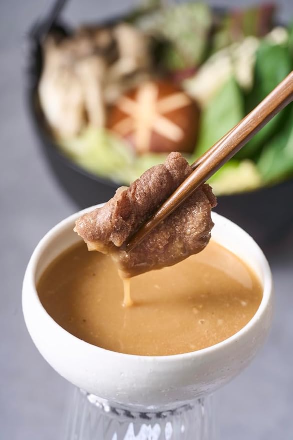 Pepper Lab Goma Shabu Sauce, Roasted Sesame Dipping Sauce for Hot Pot and Salad, Rich Creamy Nutty Korean Style (10.23 oz / 290 g)