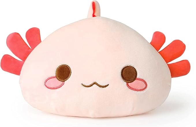 Onsoyours Cute Axolotl Plush, 19" Soft Large Stuffed Animal Salamander Big Plush Pillow, Kawaii Plushie Toy for Kids (Orange Axolotl, 19")