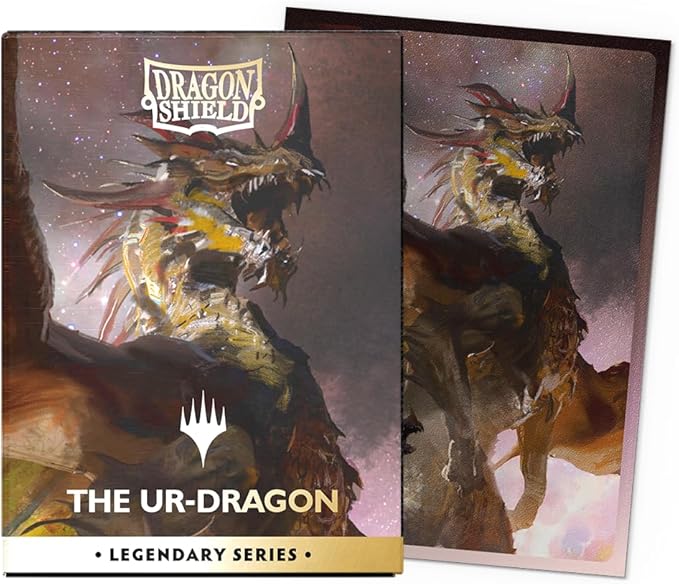 Dragon Shield | Matte Dual Art Sleeves | MTG Legendary Series | 100 CT - Smooth & Tough Premium TCG Sleeves | Compatible with Pokemon, One Piece & Magic the Gathering | The Ur-Dragon
