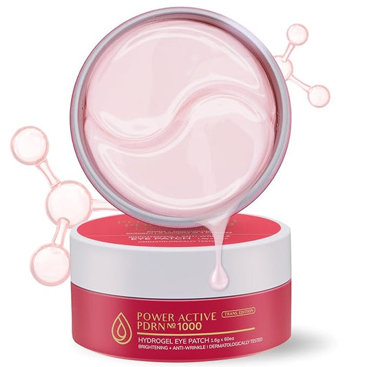 BACIEL - Hydrogel Under Eye Pacthes with PDRN 1000ppm, Collagen and Peptide (30 pairs) - Reduce Fine lines, Wrinkles - Mask For Puffy eyes, Eye bags, Dark Circles