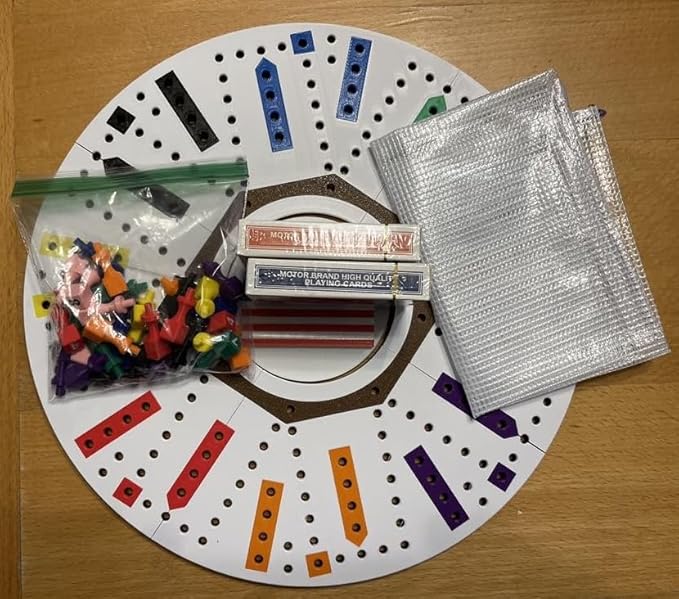 3D Printed 8 Player Travel Dirty Board Game