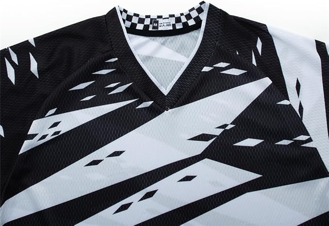 Youth Dirt Bike Jersey, Kids Mountain Bicycle Shirt Long Sleeve Powersports Children Downhill Jerseys for Big Kids