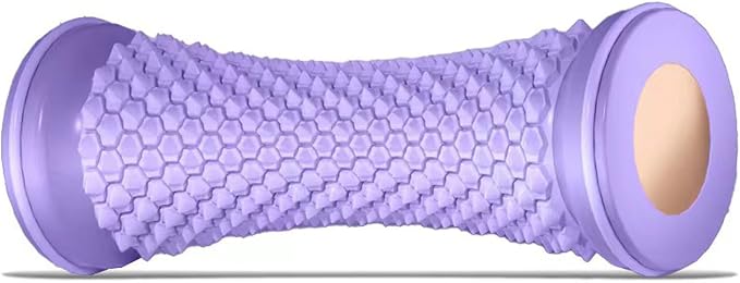 Foot Massager Ball Roller Yoga Roller Muscle Roller Stick for Feet Hand Leg Relaxatio Manual Feet Massager Purple Manual Leg Massagers Purple