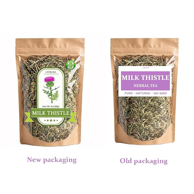 Milk Thistle Loose Tea, Cardo Mariano, 56g / 2 oz, Caffeine-Free, No Additives, No Preservatives