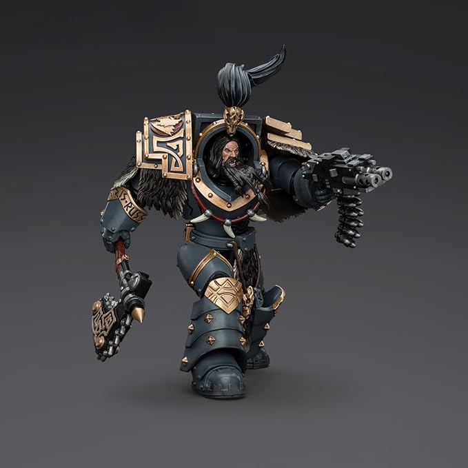 JOYTOY Warhammer 40K 1/18 Action Figure Space Wolves Varagyr Wolf Guard Squad Varagyr Terminator 1 The Horus Heresy 5.59 inch Collection Model