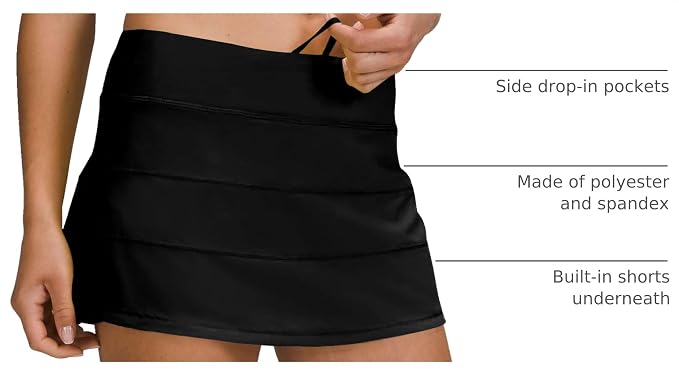 Athletic Tennis Golf Skorts Skirts for Women with Pocket Workout Running Sports Pleated Skirts Casual