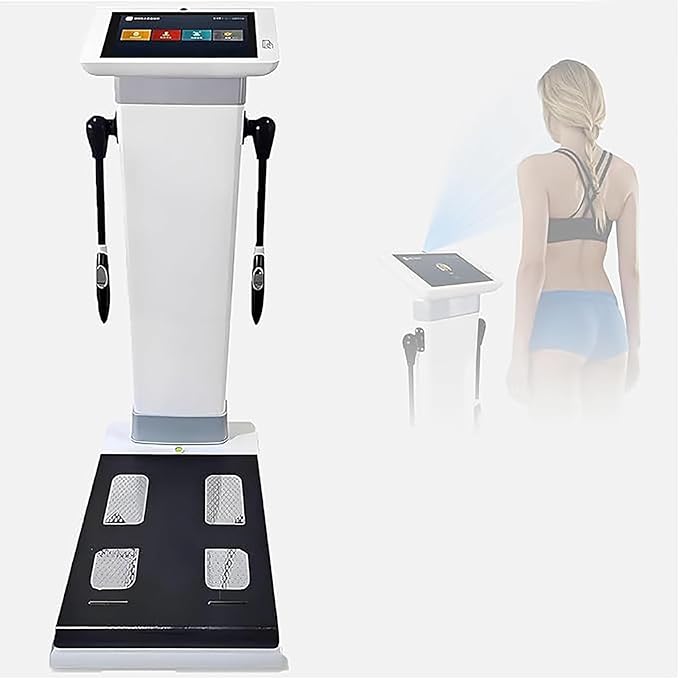 10.1 Inch HD Touch Bioimpedance Analysis Machine, Height Test Body CompositionWeight Management Fat Analyzer, Support Multiple Languages can Be Customized