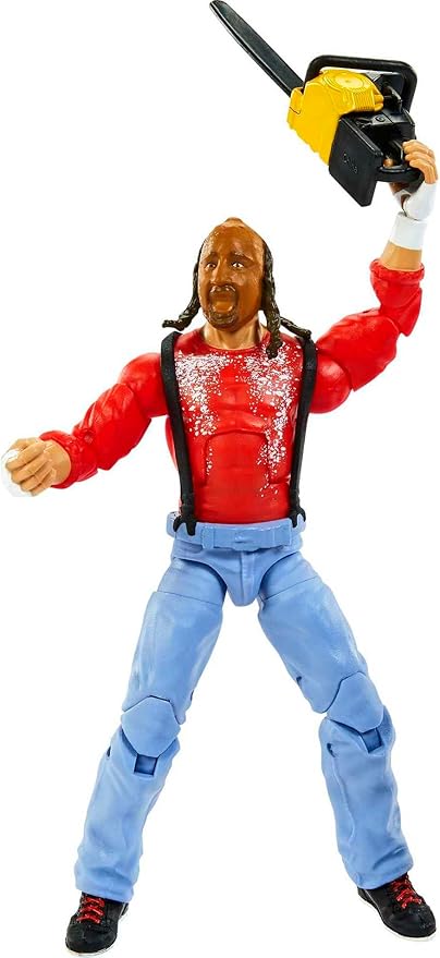 Mattel WWE Chainsaw Charlie Elite Collection Action Figure with Accessories, Articulation & Life-like Detail, 6-inch