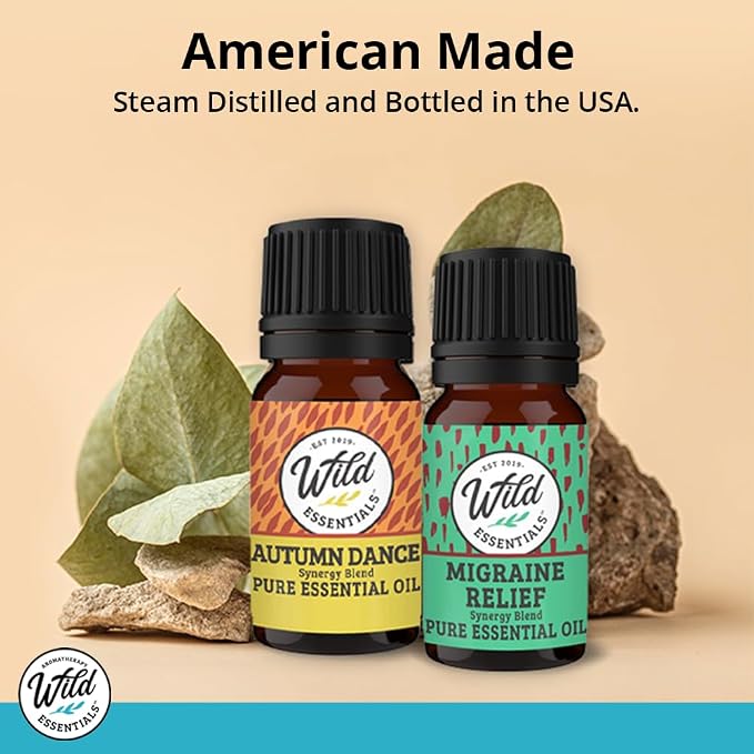 Wild Essentials Creamsicle Sunset 100% Pure Essential Oil Synergy Blend, 10ml, Therapeutic Grade, Use for Mood Boost, Motivation, Happiness, Optimism, Made and Bottled in The USA