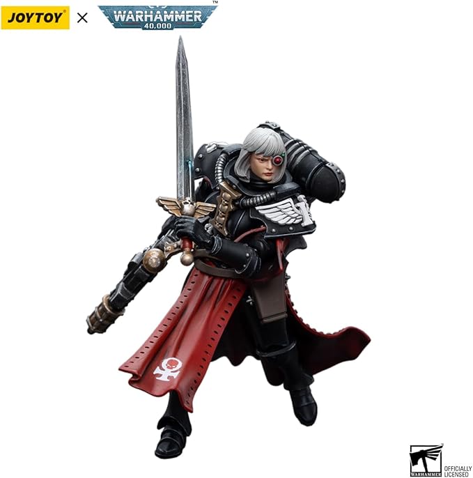 JOYTOY 1/18 Action Figures - Warhammer 40,000 Adepta Sororitas Battle Sister Sister Superior Kassia - 4‘’,Classic Character,Collectible,Age 15 and Above