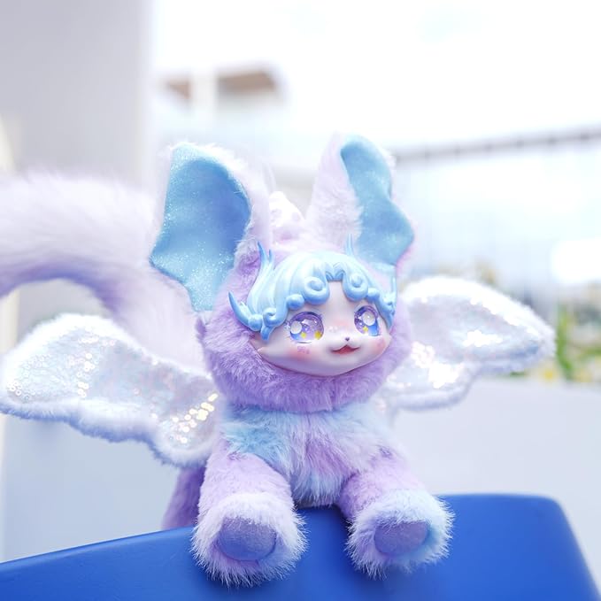 Wizarding Forest Fairy Plush Doll Series, 9 inch Fantasy Collectible Plush Toy with Wings and Tail, Soft Stuffed Animal for Kids, Girls, and Collectors - Phantom Sound