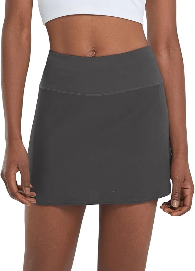 baleaf Tennis Skirt Pleated Golf Skorts with 3 Pockets | 14", Built in Shorts, High Waisted, Anti-slip Strip, Lightweight, for Athletic, Workout, Pickleball, Skorts for Women