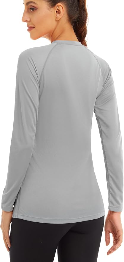 MAGCOMSEN Women's Long Sleeve Shirts UPF 50+ Sun Protection Shirts for Hiking Fishing Workout Rash Guard