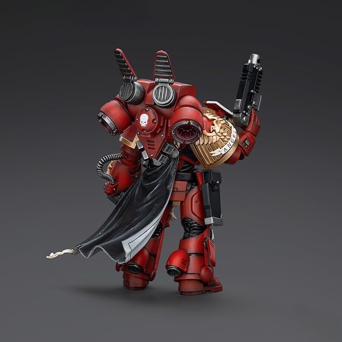 JOYTOY1/18 Action Figure Warhammer 40,000 Blood Angels Captain with Jump Pack Collection Model Birthday Gift