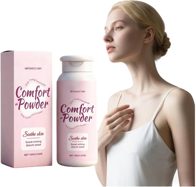 Women's Body Comfort Powder - Talc-Free Dusting Powder with Light Scent, 3.53oz | Moisture Absorbing Powder for Post-Shower & Post-Workout Freshness, Stays Dry & Comfortable All Day (1)