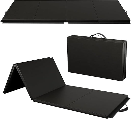 Polar Aurora 4'x10'x2 Thick Folding Gymnastics Exercise Mat Aerobics Stretching Yoga Mats