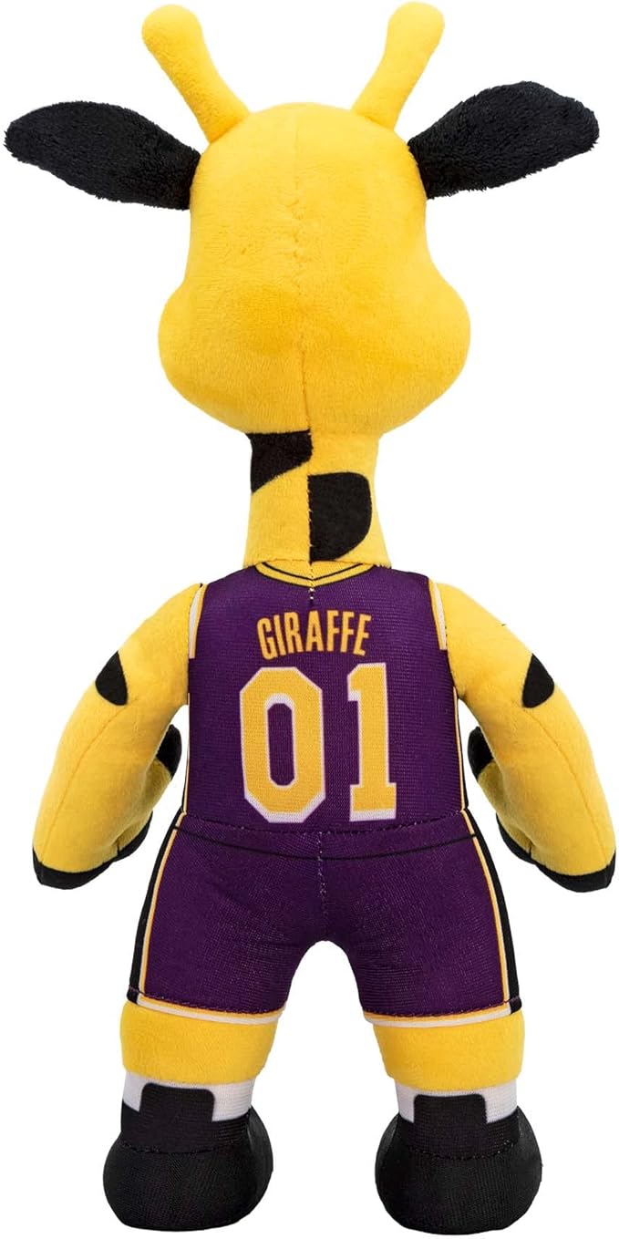Bleacher Creatures Los Angeles Lakers Giraffe 10" Mascot Plush Figure- A Mascot for Play or Display