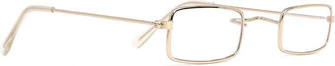 Skeleteen Old Man Costume Glasses - Rectangular Granny 100 Days of School Dress Up Eyeglasses - 1 Pair